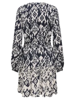 JDY Kleider*TIGER LIFE L/S DRESS WVN Phantom