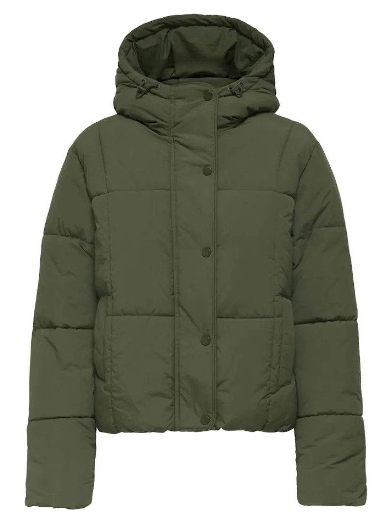 JDY Jacken*WONDER SHORT HOOD PUFFER OTW SIJ Ivy Green