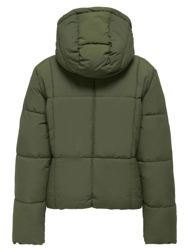 JDY Jacken*WONDER SHORT HOOD PUFFER OTW SIJ Ivy Green