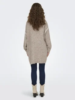 JDY Pullover & Sweatshirts*ZOEY LIFE L/S STITCH CARDIGAN KNT Chateau Gray