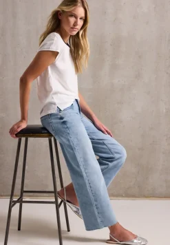 STREET ONE STUDIO Jeans*Jeans Culotte light blue wash