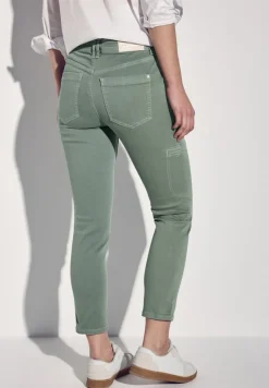 Street One Hosen*Jeans im Cargo-Look olive washed