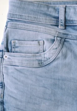 Street One Shorts*7/8-Jeans im Casual Fit ultra bleach random washed