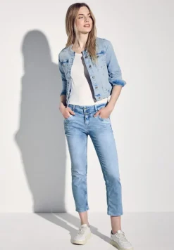 Street One Shorts*7/8-Jeans im Casual Fit ultra bleach random washed