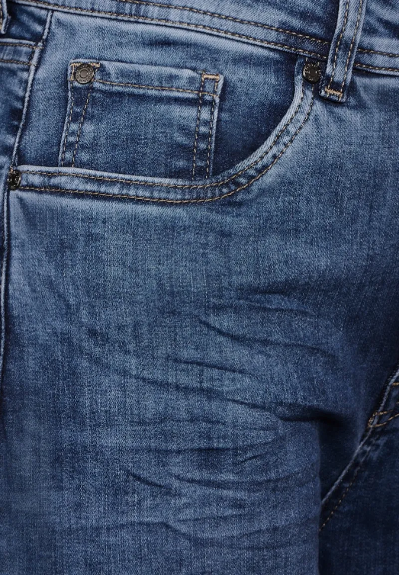 Street One Jeans*Jeans im Loose Fit dark blue washed