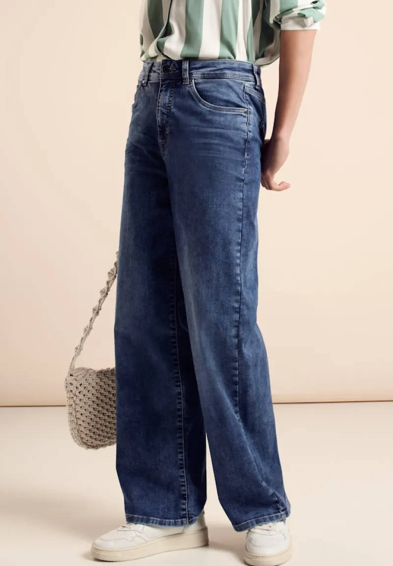 Street One Jeans*Jeans im Loose Fit dark blue washed