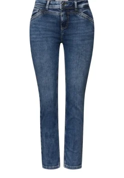 Street One Jeans*Jeans im Loose Fit light blue authentic washed