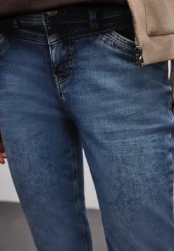 Street One Jeans*Jeans im Loose Fit light blue authentic washed