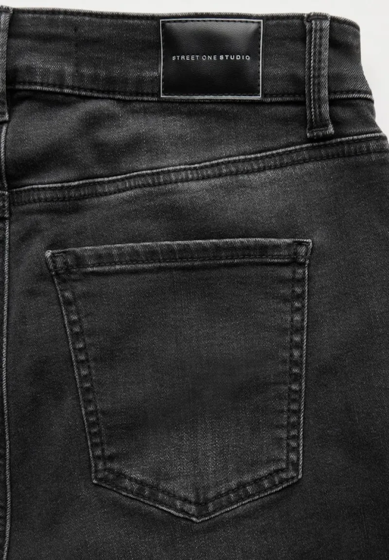 STREET ONE STUDIO Jeans*Jeans im Skinny Fit black washed