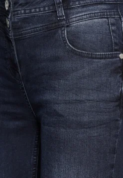 Cecil Jeans*Jeans im Slim Fit blue black used wash