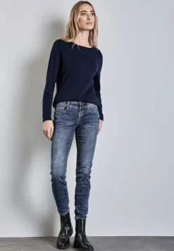 Street One Jeans*Jeans im Slim Fit mid blue wash