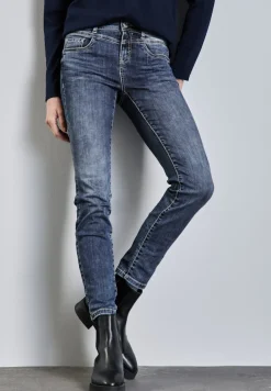 Street One Jeans*Jeans im Slim Fit mid blue wash