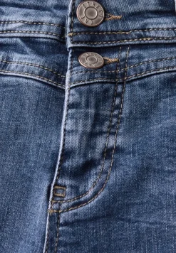 Street One Jeans*Jeans mit Destroyed Details mid blue random washed