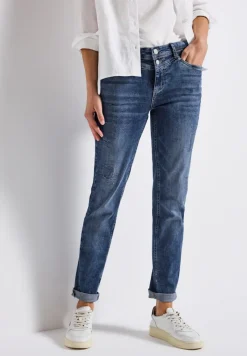 Street One Jeans*Jeans mit Destroyed Details mid blue random washed