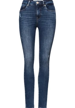 STREET ONE STUDIO Jeans*Jeans mit Destroyed Details dark blue authentic wash