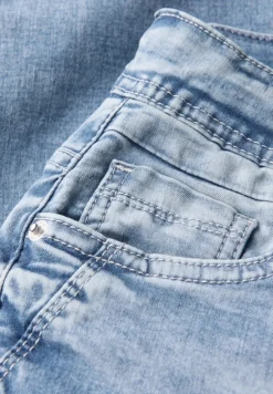 Cecil Jeans*Jeans mit Turn-Up Detail light blue wash