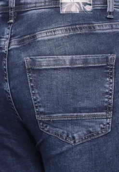 Cecil Shorts*Jeans Slim Fit mid blue wash