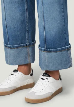 Zero Jeans*Jeans weites Bein mit Umschlag 28 Inch blue used denim