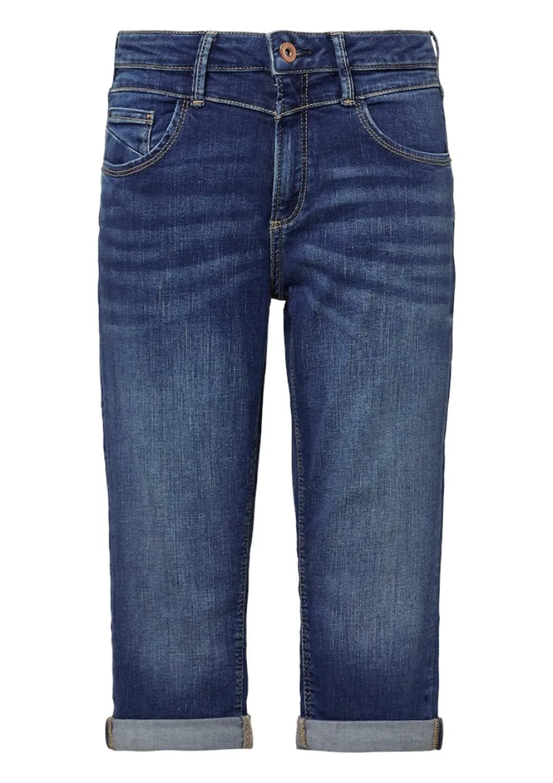 QS Shorts*Jeans-Hose blau2