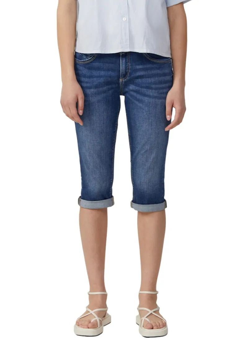 QS Shorts*Jeans-Hose blau2