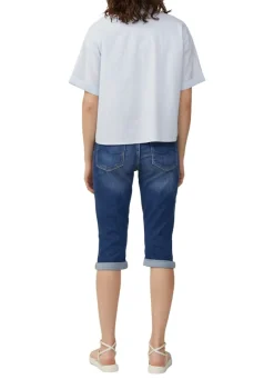 QS Shorts*Jeans-Hose blau2