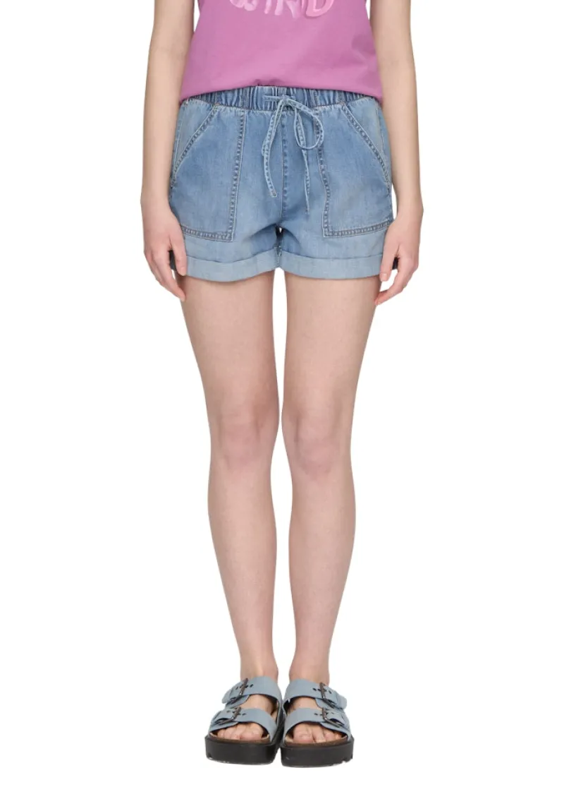 QS Shorts*Jeans-Hose blau1