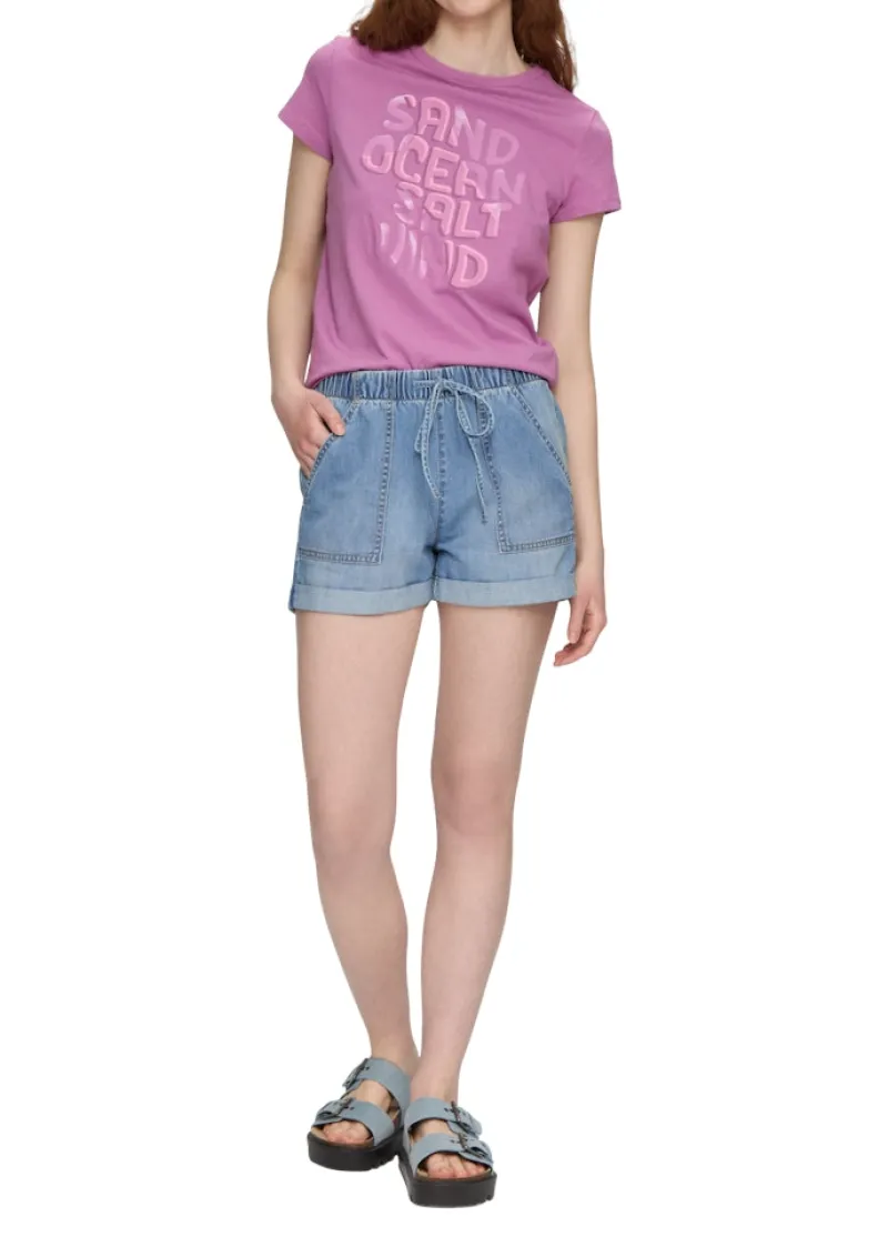 QS Shorts*Jeans-Hose blau1
