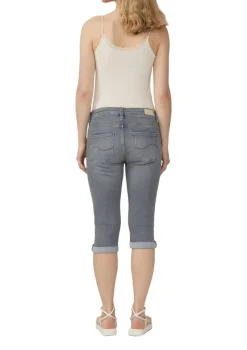 QS Shorts*Jeans-Hose Grau