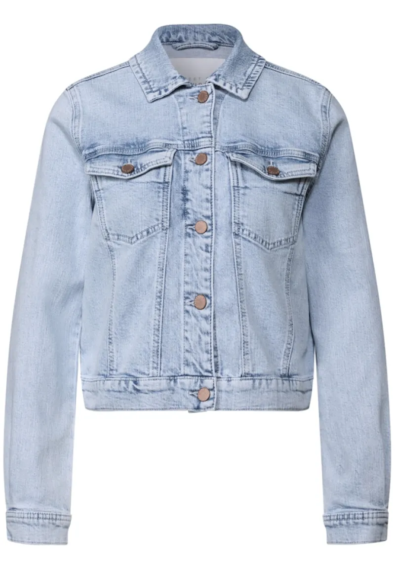 STREET ONE STUDIO Jacken*Jeansjacke im Bleached-Look ultrableached wash