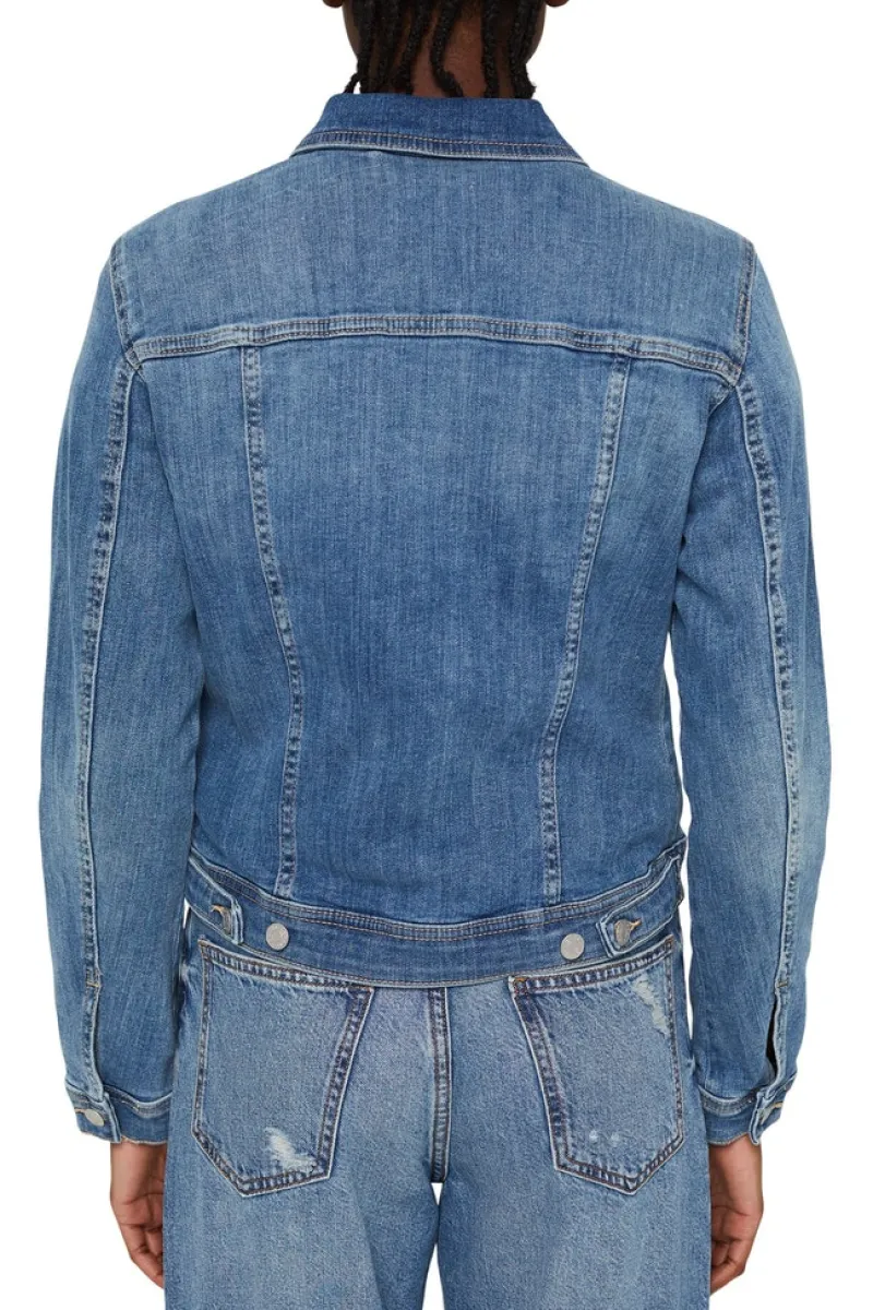 Esprit Jacken*Jeansjacke im Used-Look blue light washed