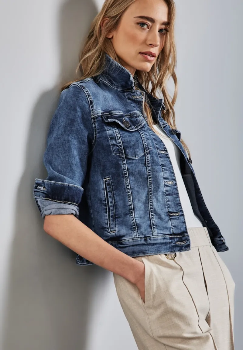 Street One Jacken*Jeansjacke mid blue random