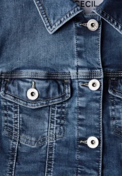 Cecil Jacken*Jeansjacke mid blue wash