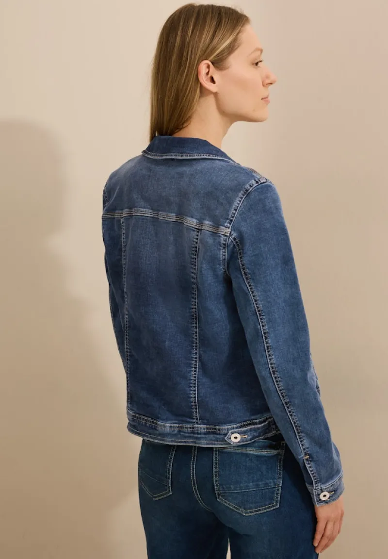 Cecil Jacken*Jeansjacke mid blue wash
