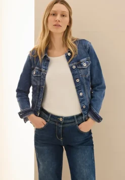 Cecil Jacken*Jeansjacke mid blue wash