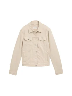 Tom Tailor Jacken*Jeansjacke mit Eingriffstaschen sand stone beige