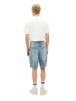Tom Tailor Denim Shorts*Jeansshorts destroyed light stone blue den