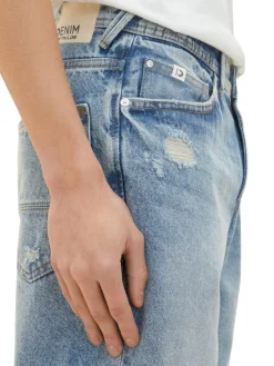 Tom Tailor Denim Shorts*Jeansshorts destroyed light stone blue den