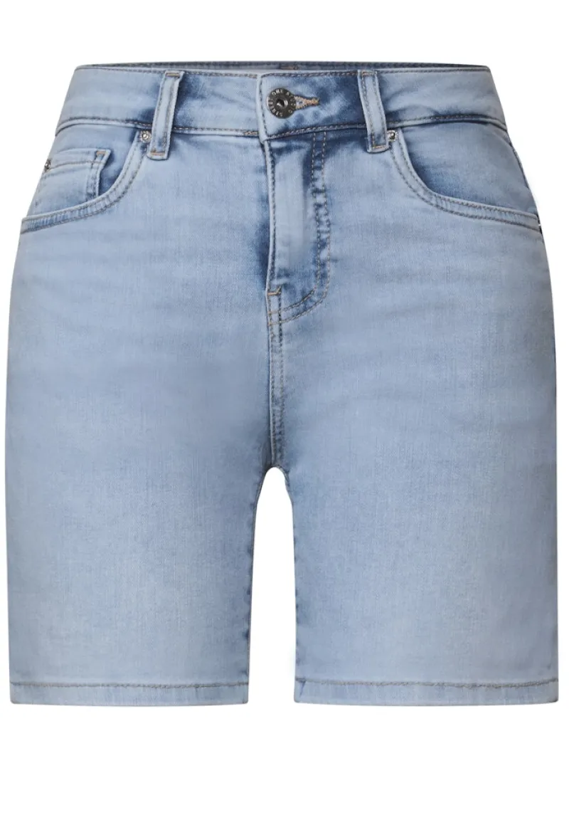 STREET ONE STUDIO Shorts*Jeansshorts im Casual Fit ultra bleach random