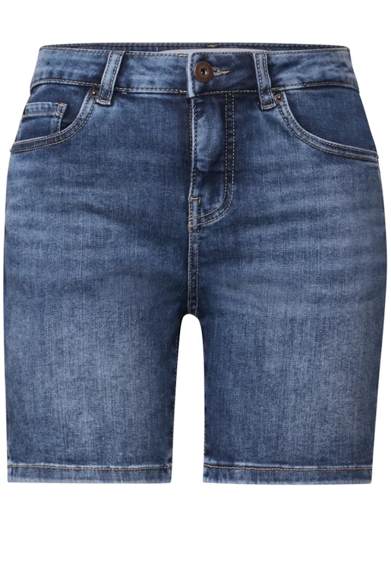 STREET ONE STUDIO Shorts*Jeansshorts im Casual Fit dark blue wash