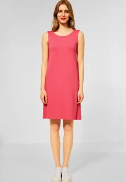 Street One Kleider*Jersey Kleid in Unifarbe intense coral
