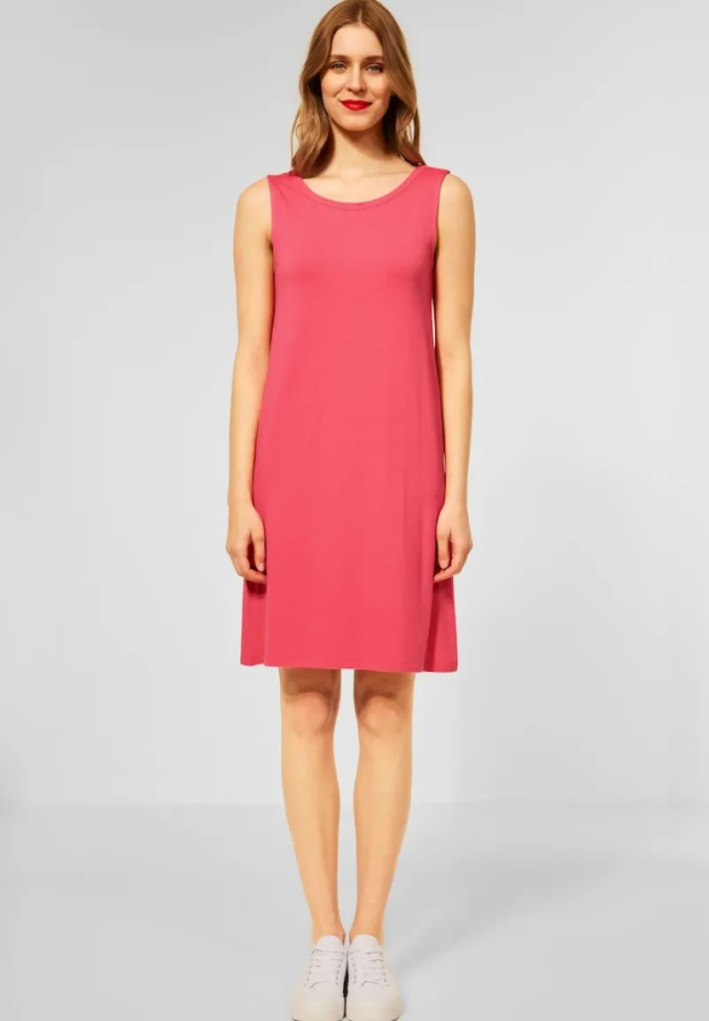 Street One Kleider*Jersey Kleid in Unifarbe intense coral