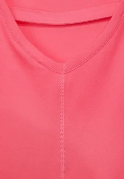 Street One Kleider*Jersey Kleid in Unifarbe intense coral