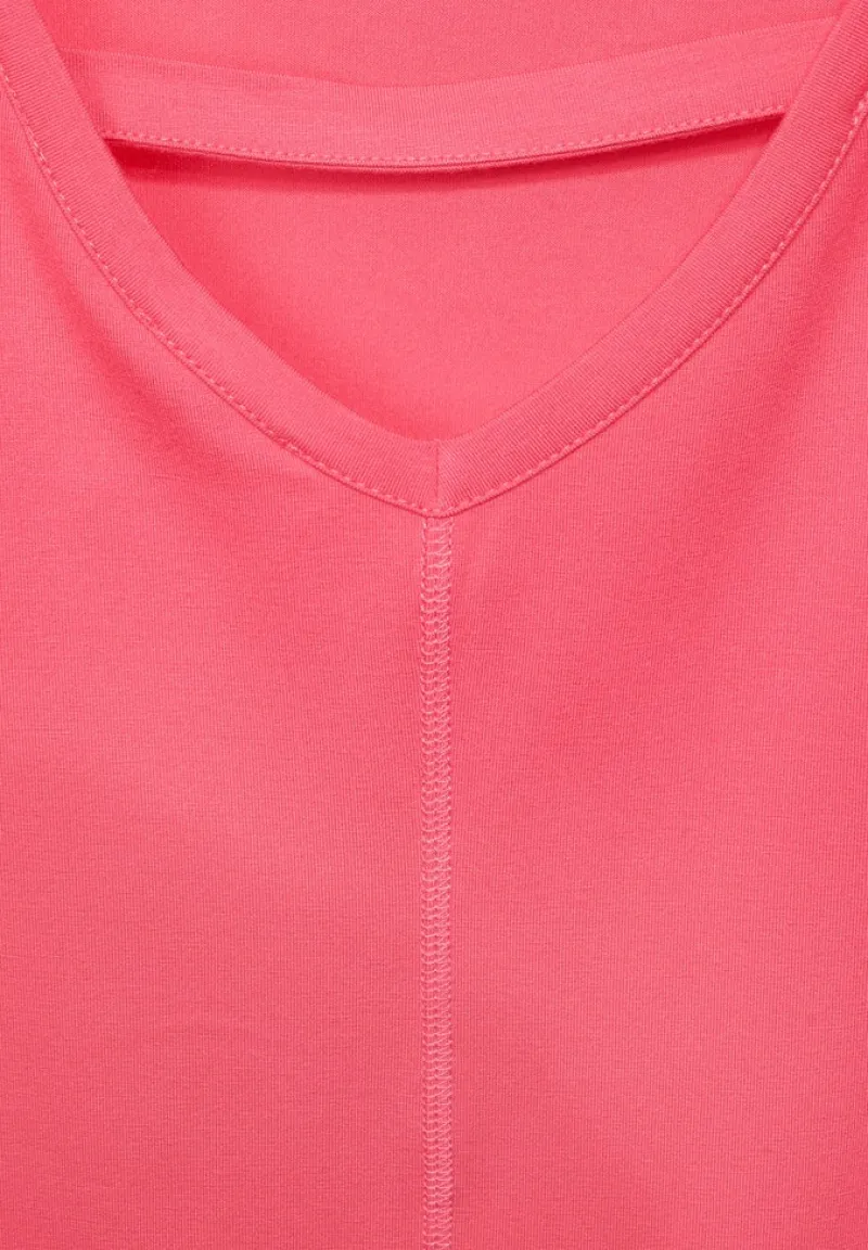 Street One Kleider*Jersey Kleid in Unifarbe intense coral