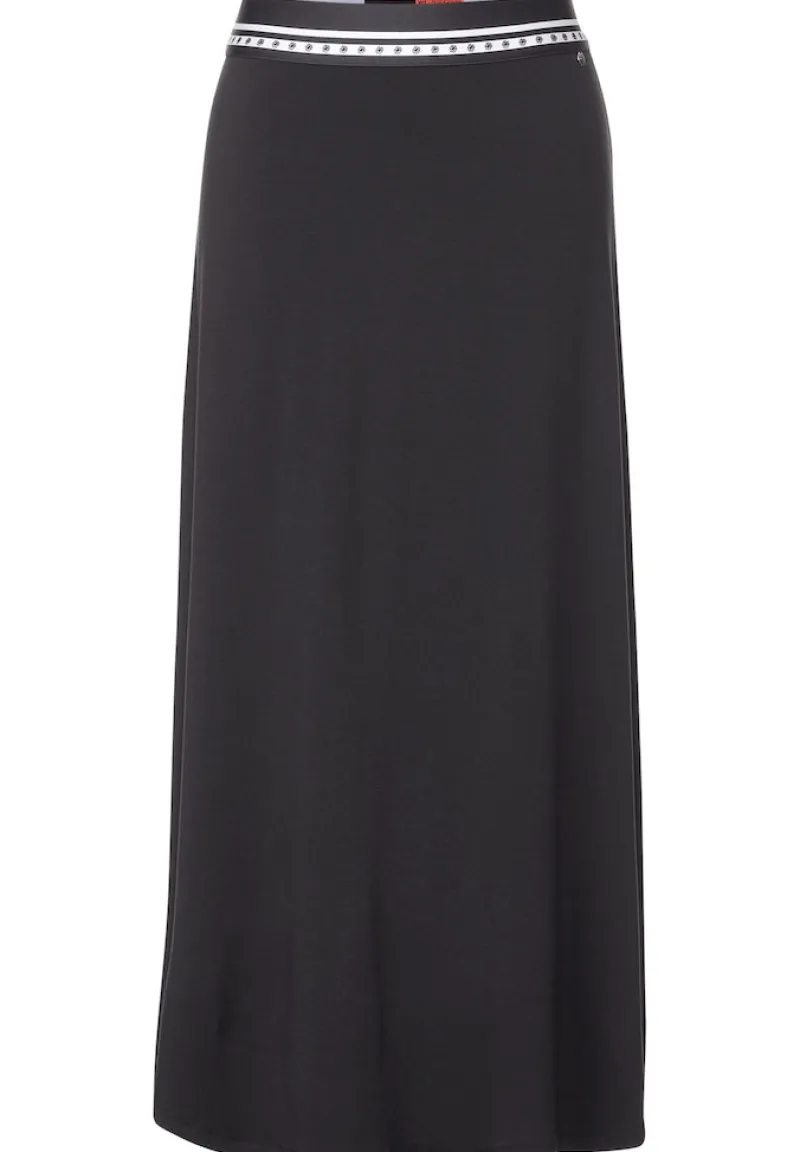 Cecil Röcke*Jersey Maxi Rock carbon grey