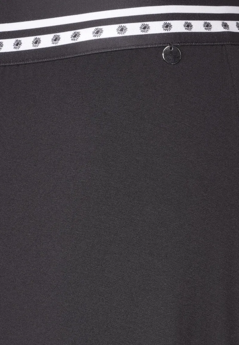 Cecil Röcke*Jersey Maxi Rock carbon grey