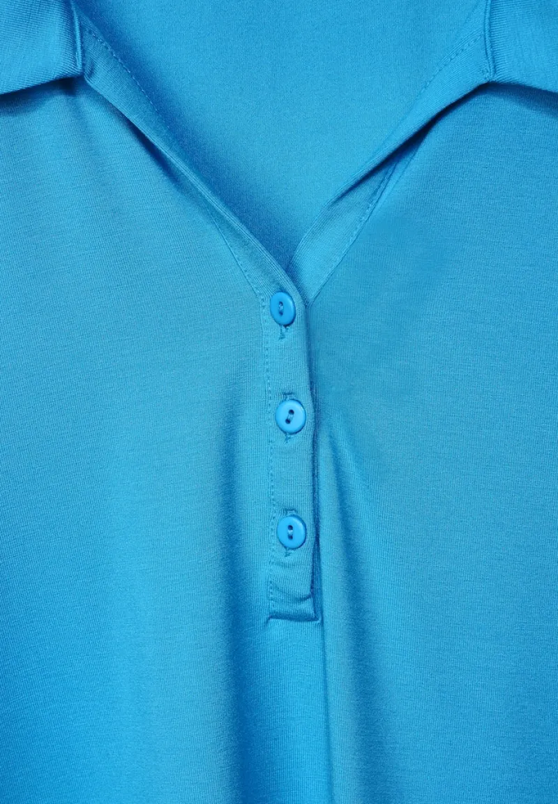 Street One Shirts*Jersey Poloshirt splash blue