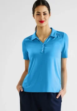 Street One Shirts*Jersey Poloshirt splash blue