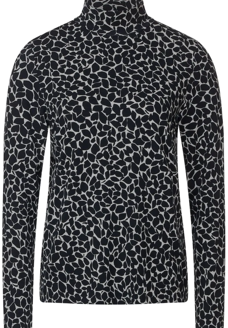 Street One Shirts*Jersey Printshirt deep blue