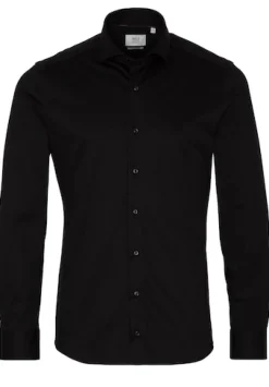 ETERNA Hemden|Big Boys*Jersey Shirt Jersey Langarm Schwarz