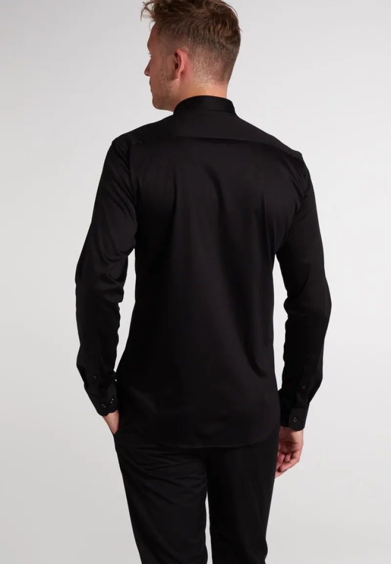 ETERNA Hemden|Big Boys*Jersey Shirt Jersey Langarm Schwarz